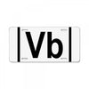 Vibranium License Plate