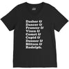 reindeer names V-Neck Tee