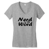 nerd is the word Women's V-Neck T-Shirt