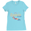 rainbow road Ladies Fitted T-Shirt