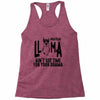 nurse lama Racerback Tank