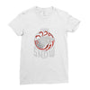 snow Ladies Fitted T-Shirt