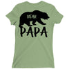 Papa Bear Ladies Fitted T-Shirt
