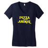 pizza animal funny diet gym gift new Women's V-Neck T-Shirt