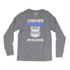 i stand with officer Long Sleeve Shirts