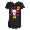 deal with it Maternity Scoop Neck T-shirt
