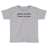 genius by birth slacker by choice t shirt large funny nerd tee slacker Toddler T-shirt