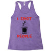 i shot people bartender Racerback Tank