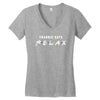 Frankie Says Relax Women's V-Neck T-Shirt
