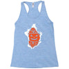 halloween pumpkins burst Racerback Tank