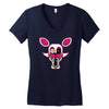 mangle head Women's V-Neck T-Shirt