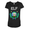 elf christmas Maternity Scoop Neck T-shirt