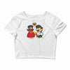 paper burgers Crop Top
