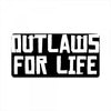 outlaws for life License Plate