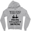 fishing funny Zipper Hoodie
