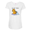No, Not Today Maternity Scoop Neck T-shirt