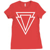 triangle Ladies Fitted T-Shirt