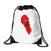 Red Sparrow Drawstring Bags