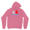 i heart zombies scary eye bloody heart halloween Unisex Hoodie