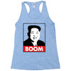 Kim Jong Un Boom Rocketman Racerback Tank