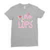 i love lops lots Ladies Fitted T-Shirt