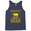 ugly sweater party beer bear funny Tank Top