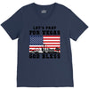 Lets Pray For Vegas, God Bless V-Neck Tee