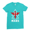 Thirty Seconds To Mars With Eagle Ladies Fitted T-Shirt