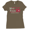nye tyson '16 science rules Ladies Fitted T-Shirt