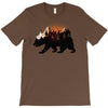 Bear Adventure With Roses T-Shirt