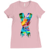 jake paul x colorful Ladies Fitted T-Shirt