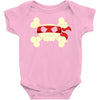 ninja pirate jolly roger Baby Onesie
