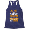 My Wife Is Super Awesome Her Husband Racerback Tank
