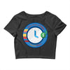 clock Crop Top