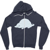 crocodile Zipper Hoodie