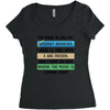 My Mind is Like My internet Browser i Have 19 Tabs Open 3 Are Frozen A Women's Triblend Scoop T-shirt