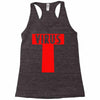 t virus gorillaz Racerback Tank