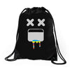 taste the rainbow Drawstring Bags