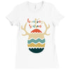 Hunting Season Retro Color 80s Style Ladies Fitted T-Shirt