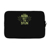 these guns stun Laptop sleeve