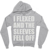 weight lifting gym fitness training Zipper Hoodie