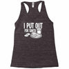 i put out for santa claus Racerback Tank