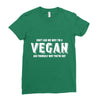 Don't Ask Me Why I'm A Vegan Ask Yourself Why You're Not Ladies Fitted T-Shirt