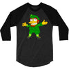 happy saint patrick day simpson 3/4 Sleeve Shirt