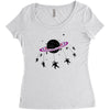 Saturn Swing Women's Triblend Scoop T-shirt