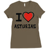i love asturias Ladies Fitted T-Shirt