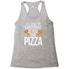 all i want for christmas is you and pizz Racerback Tank