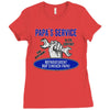 papa s service Ladies Fitted T-Shirt