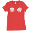 shell ringer Ladies Fitted T-Shirt