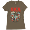 zombie band by thinkd d5rknq9 Ladies Fitted T-Shirt